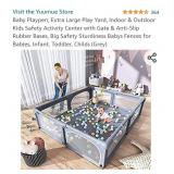 Baby Playpen, Extra Large Play Yard, Indoor &