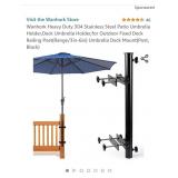 Heavy Duty 304 Stainless Steel Patio Umbrella