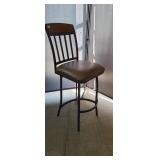 USED Barstool in good condition Color: Brown