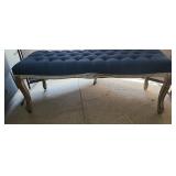 NEW Ottoman BenchColor: Navy Blue &