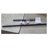 NEW Black Spring Loaded Tension