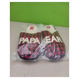 PAPA BEAR HOUSE SLIPPERS SIZE MEDIUM