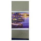 NEW Beautiful Country House Canvas DIY Paint by