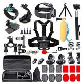 Sport Camera Accessories Kit with zippered case