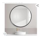 NEW ZENIDA WALL Mirror Frame Color: Black