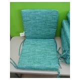 Set of 4 PILLOW Perfect Teal cushions 18" x 36"