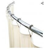 Curved Extendable Shower Curtain Rod 42"-72"