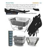 Half Size Disposable Buffet Set - 6 Pack Party