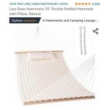 Lazy Daze Hammocks 55" Double Padded Hammock with