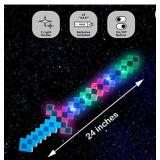 Fun Central 8-Bit Toy Sword with LED Light for