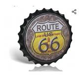 - Route 66 Tin Sign Metal Sign Metal Decor Wall
