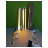 (4)  LED GROW LIGHTS. 17 inches long