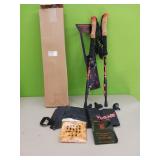 Vostri sports carbon fiberglass trekking poles