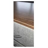 NEW Fabric 5 Drawer-Low Storage Cabinet w/ Open