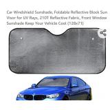 Car Windshield Sunshade, Foldable Reflective