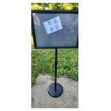 Adjustable 11" x 8.5" Announcement Sign Holder