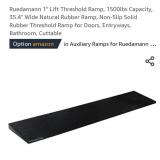 Ruedamann 1" Lift Threshold Ramp, 1500lbs