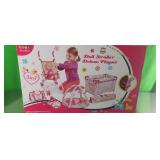 deAO Baby Doll Playset with Crib, Mobile High