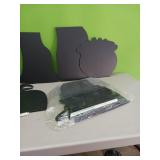 Halloween items 10 plastic silhouettes and