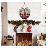 2 Rolls Christmas Buffalo Ribbon Wired Christmas