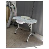 Brand New Portable Manicure Table Folding Legs &
