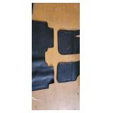 Rubber Floor Mat Set Front and Rear 3 pcs Fitment