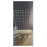 NEW 2 Wall Mount Wire Shelves w/ Hardware 3