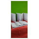 NEW 1" - 3 Ring White Binders - Set of 6