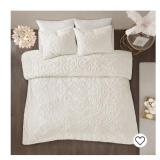 NEW 3pc California King Chenille Comforter & Sham