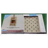 Melannco Decorative Pegboard Shelf Set New in Box
