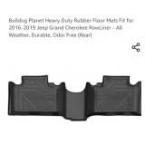 Bulldog Planet Heavy Duty Rubber Floor Mats Fit