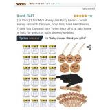 [24 Pack] 1.5oz Mini Honey Jars Party Favors -