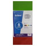 NEW Oxford 6 Pack Bundle of Spiral College Rule