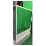 Mirrored Wall Cabinet  Medicine Cabinet White