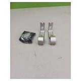 Pair of adjustable wall brackets