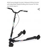 AODI Swing Wiggle Scooter,3 Wheels Drifting
