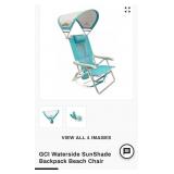 GCI Waterside SunShade Backpack Beach Chair Brand