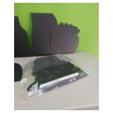 Halloween items 10 plastic silhouettes and