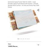 Gamenote Jigsaw Puzzle Table for Adults - Large