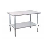 Profeeshaw Stainless Steel Prep Table NSF