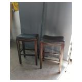 2 New Barstools 30" Tall x18"W NailHead Design