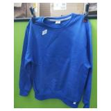 Large royal blue sweatshirt