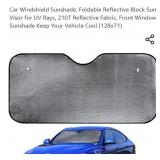 Car Windshield Sunshade, Foldable Reflective