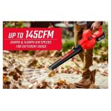 Cordless Leaf Blower, 20V Battery Powered Leaf