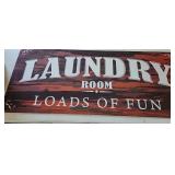 NEW Laundry Room Floor Mat "Loads of