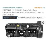 MOSTPLUS 11127552281 Engine Valve Cover