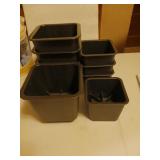 (8) Planters =  5" x 5"  and 3" x 4 "