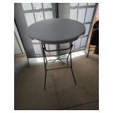 New Plastic Bar Height Folding Table 31" Round,