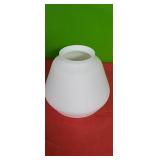 NEW White Hand Blown Glass Lamp Shade5.5" tall
