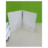 (6) 3 ring binders